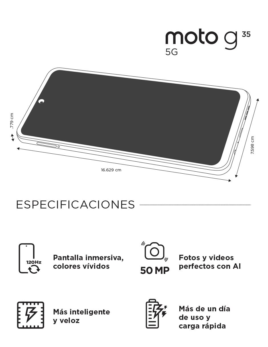 Moto G35 LCD 6.7 pulgadas 9