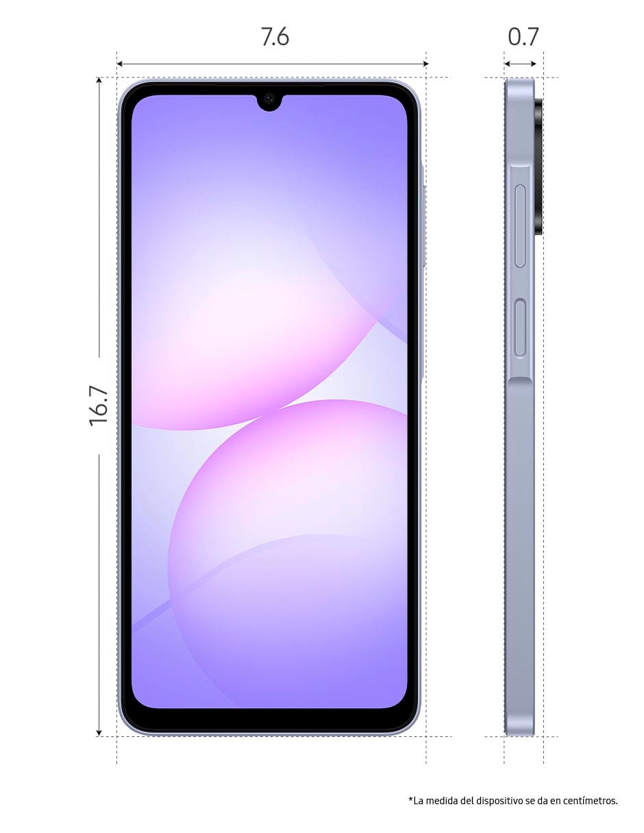 Galaxy A07 LCD 6.7 pulgadas 6
