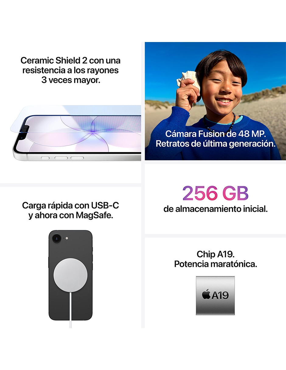 Iphone 17e 6.1 pulgadas super retina xdr telcel