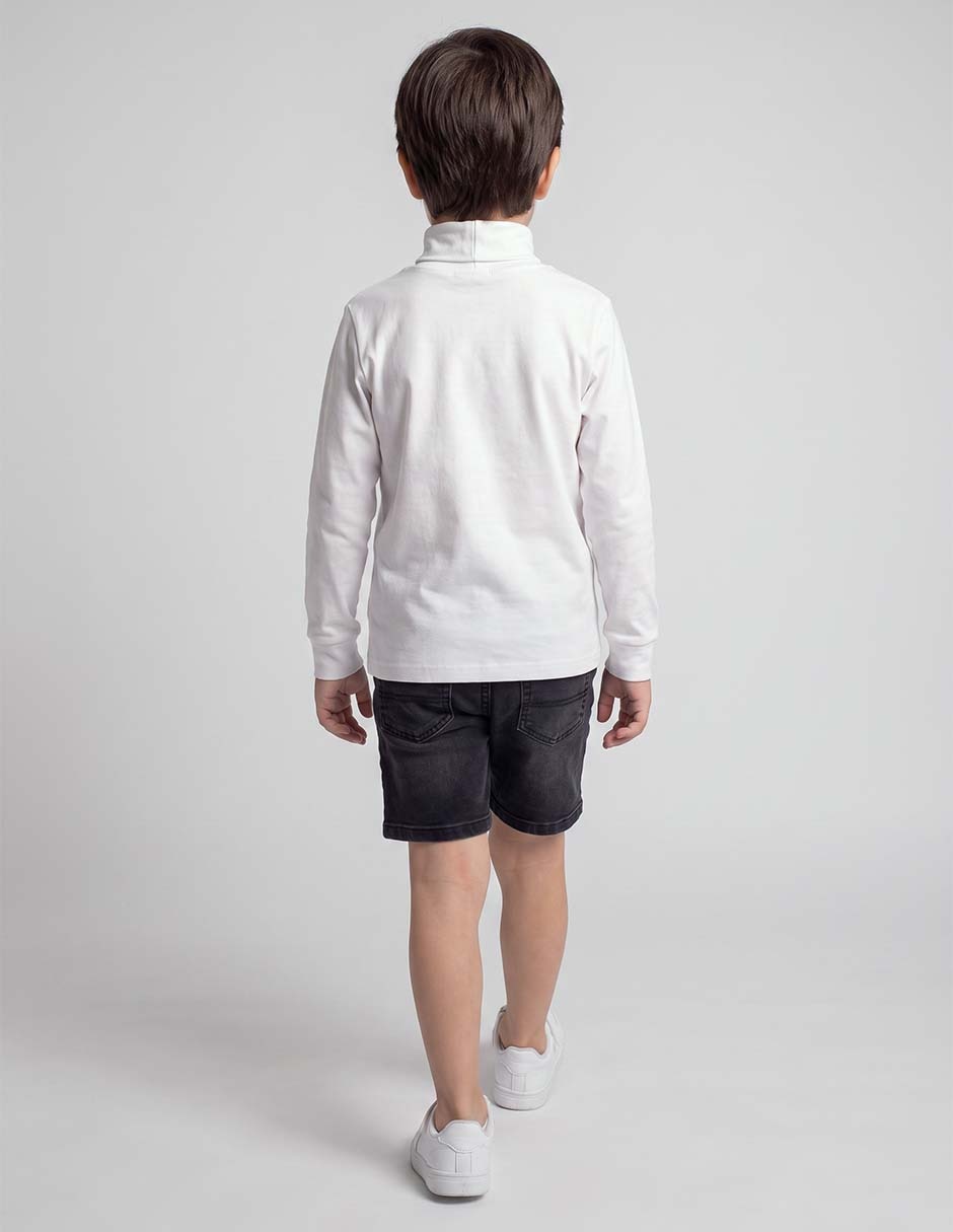 Playera manga larga para niño 5