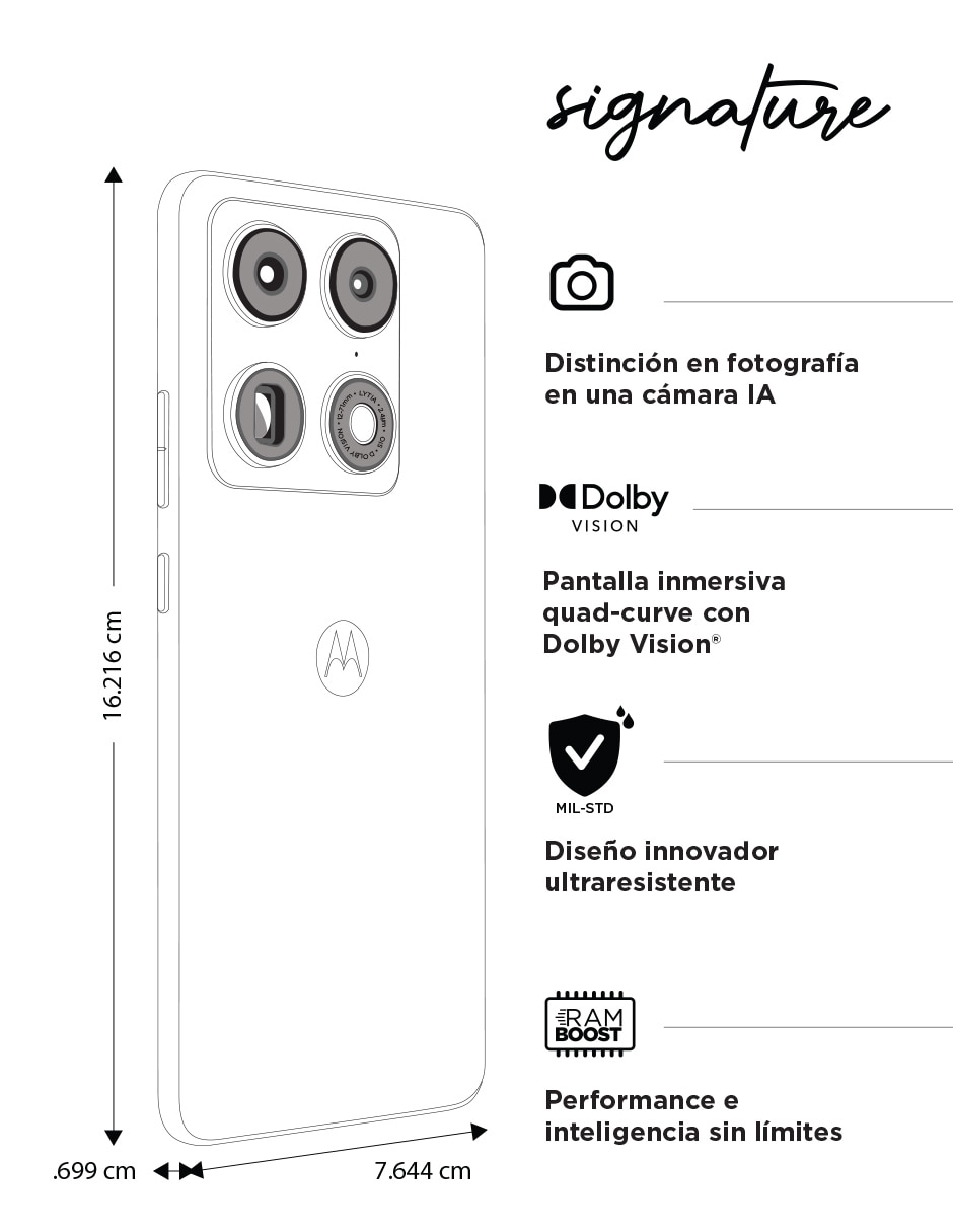 Signature AMOLED Extreme 6.78 pulgadas 8