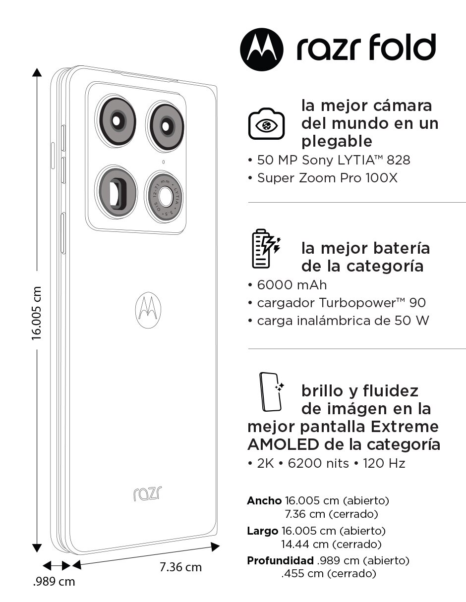 Smartphone Razr Fold AMOLED Extreme 8 pulgadas 11