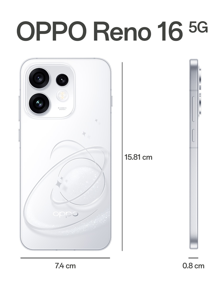 Reno 16 5G AMOLED 6.32 pulgadas Telcel 9