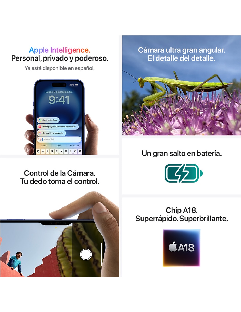 iPhone 16 Oled 6.1 pulgadas Telcel