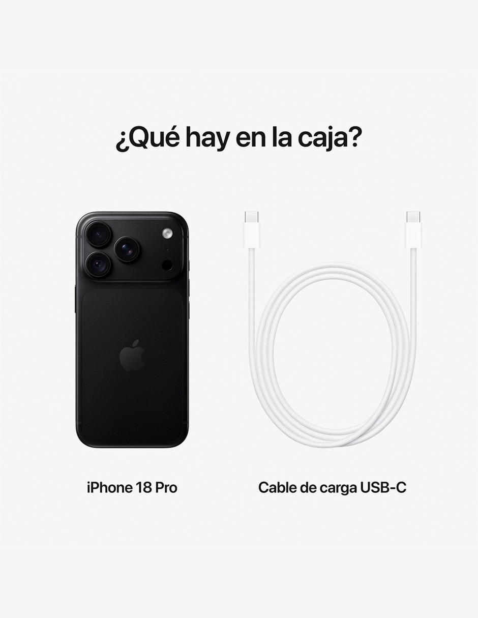 IPhone 18 Pro Super Retina XDR 6.3 pulgadas Telcel 8
